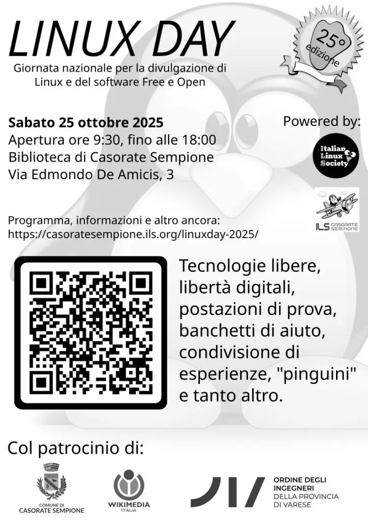 Volantino Linux Day 2025